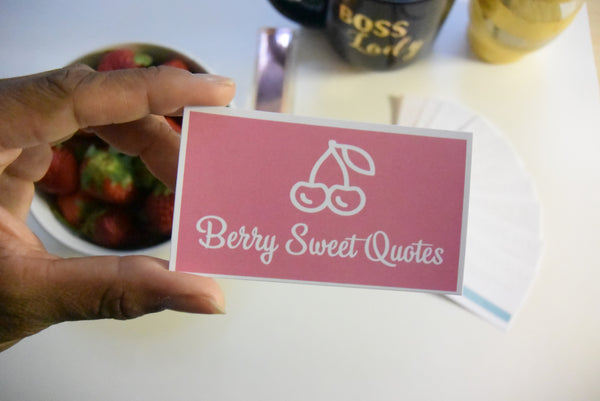 Berry Sweet Quotes